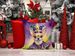 Chihuahua King Of Mardi Gras Throw Pillow Machine Washable, Indoor Outdoor Decorative Pillow For Couch, Bed Or Patio, 14Hx14W_maomaolike.com