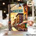 Arthur Ave City Street Painting Poster, Warm-toned Impressionist-style Urban Street Scene Poster, Vibrant Downtown Market View Ideal For Living Room_maomaolike.com