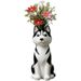 New Quirky Vase, Handmade Unique Dog-shaped Vase, Home Decoration Resin Ornament_maomaolike.com