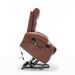 21"seat Width,large Size Electric Power Lift Recliner Chair Sofa For Elderly, 8 Point Vibration Massage And Lumber Heat, Remote Control, Side Pockets And Cup Holders, Cozy Fabric, Overstuffed Arm Pu_maomaolike.com