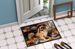 Tibetan Spaniel Fall Kitchen Pumpkins Doormat Front Door Mat Indoor Outdoor Rugs For Entryway, Non Slip Washable Low Pile, 24H X 36W_maomaolike.com