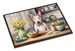 Decorating Easter English Bull Terrier Doormat Front Door Mat Indoor Outdoor Rugs For Entryway, Non Slip Washable Low Pile, 24H X 36W_maomaolike.com