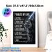 7 Rules Of Life Tiger Motivational Painting Poster, Monochrome Dramatic Lightning & Tiger Scene Poster, Uplifting Life Guidance Decor Idea For Home_maomaolike.com