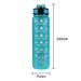 1000ml Bottle Time Scale Outdoor Fitness Sports Bike Water Cup With Straw BPA Free Home Drinking Kettle_maomaolike.com