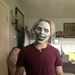 Cosplay Mask, Smiling Exorcist, Eye-rolling Funny Vinyl Half-face Headgear, Halloween Horror Mask_maomaolike.com