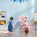 Slide For Kids With Basketball Hoop For Indoor Use, Easy Set Up Baby Slide For Kids 18-36 Months, Pink_maomaolike.com