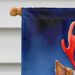 Australian Terrier Christmas Reindeer House Flag Large Porch Sleeve Pole Decorative Outside Yard Banner Artwork Wall Hanging, Polyester, House Size, Multicolor_maomaolike.com