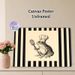 Chef Frog Themed Painting Poster, Vintage Hand-drawn Monochrome Chef Frog With Spatula Poster, Whimsical Culinary Decor Ideal For Kitchen And Dining_maomaolike.com