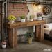 Wooden Sofa Table, 63-Inch Console Table For Entryway_maomaolike.com