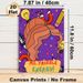 Ms. Frizzle Energy Themed Painting Poster, Vibrant Cartoon-style Educational Art Poster, Lively Design With Stationery & Science Motifs, Suitable For_maomaolike.com