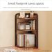 Desktop Storage Rack Small Bookshelf Writing Desk Triangle Wall Corner Organizer_maomaolike.com
