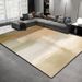 Living Room Rug Large Size Gorgeous Gold Frame Design Bedroom Rug Plush Thickened Machine Washable Thickened Underlay Interior Decorative Rug_maomaolike.com