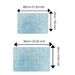 Bathroom Mat Toilet Mat Shower Mat Entrance Rug Absorbent Non-Slip Mat Soft Quick-Dry Machine Washable_maomaolike.com