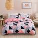 Stripes, Squares And Geometric Patterns Three Piece Set Duvet Cover Full Size For Bedding_maomaolike.com