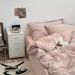 Wholesale INS Nordic Style Four-Piece Set A Full Pure Cotton B Side Crystal Velvet Coral Fleece Autumn Winter Bedding_maomaolike.com