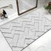 Bathroom Mat Toilet Mat Shower Mat Entrance Rug Absorbent Non-Slip Mat Soft Quick-Dry Machine Washable_maomaolike.com