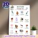 Nature Scavenger Hunt Painting Poster, Watercolor Forest & Wildlife Elements Poster, Practical Checklist For Outdoor Exploration, Ideal For Hiking_maomaolike.com