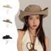 Hot Sale Panama Women's Outdoor Fisherman Sunscreen Mountain Climbing Big brim Sunshade Hat Cap H156_maomaolike.com