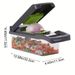 Vegetable Cutter Mandoline Slicer Cheese Grater Food Onion Salad Veggie Chopper With Container - Kitchen Tools Gadgets_maomaolike.com
