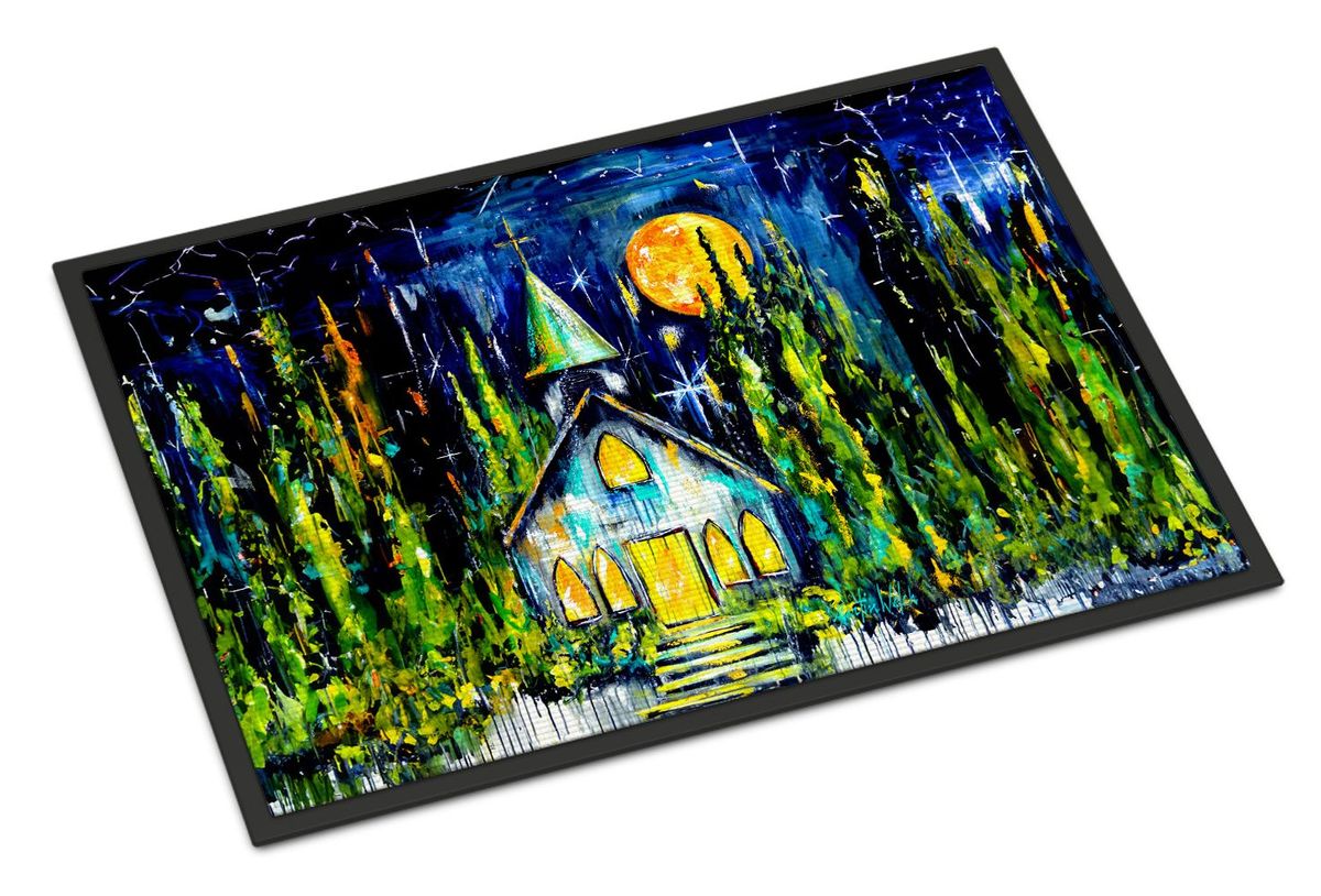 Rock Of Ages Church Doormat Front Door Mat Indoor Outdoor Rugs For Entryway, Non Slip Washable Low Pile, 24H X 36W_maomaolike.com