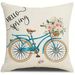 Hot Sale Spring Daisy Dwarf Pattern Living Room Bedroom Sofa Decorative Pillow Case_maomaolike.com