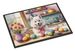Decorating Easter American Eskimo Doormat Front Door Mat Indoor Outdoor Rugs For Entryway, Non Slip Washable Low Pile, 24H X 36W_maomaolike.com