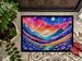 Periwinkles In Color Doormat Front Door Mat Indoor Outdoor Rugs For Entryway, Non Slip Washable Low Pile, 24H X 36W_maomaolike.com