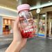 Simple Fresh Mini Water Heat-Resistant Anti Drop Portable Plastic Cup, Milk And Fruit Bottle, Graduated Pocket Cup_maomaolike.com