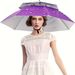 Wearable Double Canopy Vented Hat Umbrella With UV Protection, Casual Lightweight Durable Umbrella For Outdoor Fishing, Trekking, Hiking_maomaolike.com