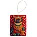 Pekingese Holiday Christmas Porcelain Ornament Christmas Tree Hanging Decorations For Home Christmas Holiday, Rectangle, Gift, Multicolor_maomaolike.com