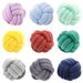 Household Accessories Ins Net Red Home Living Room Decoration Sofa Pillow Bedside Cushion Solid Color Hand Woven Knotted Ball Pillow Ball_maomaolike.com