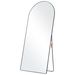 VEVOR Arched Full Length Mirror, 71'' X 32'', Large Free Standing Leaning Hanging Wall Mounted Floor Mirror With Stand Aluminum Alloy Frame, Full Body Dressing Mirror For Living Room Bedroom, Black_maomaolike.com