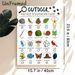 Outdoor Nature Scavenger Hunt Painting Poster, Bright Illustrated Natural Items Poster, Practical Exploration Checklist, Ideal For Outdoor Adventures_maomaolike.com