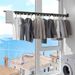 SOGA 2X 127.5cm Wall-Mounted Clothing Dry Rack Foldable Hanger_maomaolike.com