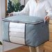 Thickened Large Capacity Non-Woven Fabric Quilt Organizer Clothes Moving Packing Storage Luggage Bag_maomaolike.com
