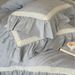 1 French Princess Style All-Cotton Brushed Four-Piece Set Girly Heart Jacquard Ruffle Edge Duvet Cover Bed Sheet Thickened Bedding_maomaolike.com
