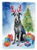 Scottish Deerhound Christmas Reindeer Garden Flag Mailbox Flag Decorative Yard Flag Banner Outside Patio Artwork Yard Flower Beds, Garden Size, Multicolor_maomaolike.com