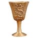 Brass Goblet Home Restaurant Tabletop Offering Worship Hall Dragon And Phoenix Auspicious Small Wine Cup Metal Ornament Craft_maomaolike.com