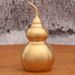 Premium Brass Small Gourd Pendant Entrance Decoration Open Hollow Tilted Head Metal Craft Laser Engraving Available_maomaolike.com