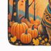 Border Terrier Fall Memory Foam Kitchen Mat Machine Washable Anti-Fatigue Mat Cushion Comfort Bath Mat Or Kitchen Rug_maomaolike.com