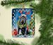 Neapolitan Mastiff Christmas Reindeer Porcelain Ornament Christmas Tree Hanging Decorations For Home Christmas Holiday, Rectangle, Gift, Multicolor_maomaolike.com