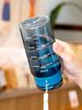 550ml/18.6oz Transparent With Scale Filter Plastic Water Cup Men Women Students Anti-fall Leakproof Drinking Bottle_maomaolike.com