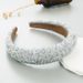 New European and American Fashion Light Luxury Full Diamond Pearl Headband Women's Korean Style Face Wash Headpiece_maomaolike.com