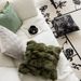 Home Garden Green Retro Sofa Pillowcase Ins Style Light French Model Room Living Room Pillow Light Luxury Bed Back Cushion_maomaolike.com