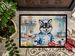 Alaskan Klee Kai The Chef Doormat Front Door Mat Indoor Outdoor Rugs For Entryway, Non Slip Washable Low Pile, 24H X 36W_maomaolike.com