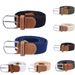 HOT No Holes Belt For Men Elastic Waistband Canvas Buckle Braided Mens Woven Stretch Straps_maomaolike.com