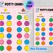 Potty Chart Painting Poster, Cute Cartoon Animal & Colorful Dot Design Poster, Practical Tool To Track Potty Training Progress, Ideal For Bathroom_maomaolike.com