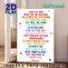 The Lord's Prayer Painting Poster, Vibrant Rainbow-hued Text With Star Accents Poster, Inspirational Religious Verse Decor Suitable For Home, Prayer_maomaolike.com