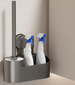 Suction Cup Set Super Useful With Base Bathroom Toilet Cleaning Brush Holder_maomaolike.com