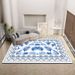 Living Room Rug Large Size Gorgeous Gold Frame Design Bedroom Rug Plush Thickened Machine Washable Thickened Underlay Interior Decorative Rug_maomaolike.com